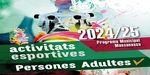 Deportes. Programa Municipal de Deportes para Personas adultas 2024/2025 2ª Parte 